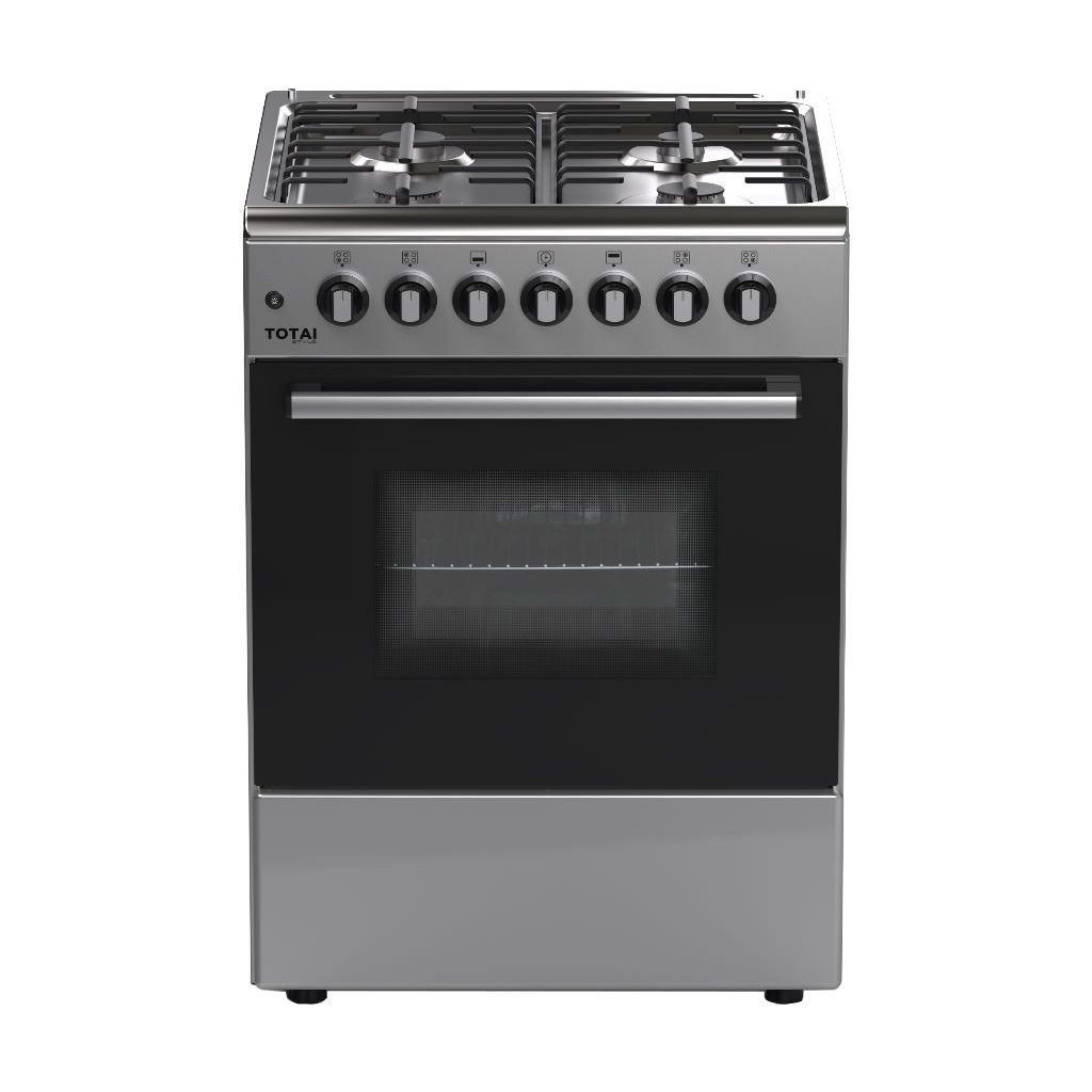 Totai 03/T700E-4 Gas Stove 4 Burner with Electric Oven 60cm